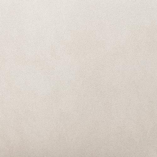 Serta Copenhagen 61" Rolled Arm Sofa, Easy Care Polyester, Soft Pillow Back, Pocket Coil Seat Cushions, Removable Covers, Loveseat or Couch for Small Spaces, Living Rooms or Bedrooms, Cream White Serta