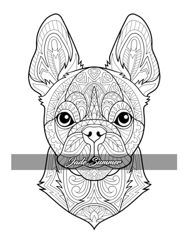 Amazing Dogs Coloring Book: Beautiful Dogs, Adorable Puppies, and Relaxing Designs for Adults and Teens WoodArtSupply