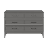 AFI, Santa Fe Queen Murphy Bed Chest with 6" Mattress & Built-in USB Charger, Grey AFI