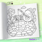 Cozy Foodie: Coloring Book for Adults and Teens Featuring Adorable Fruit and Veggie Characters in Whimsical Cozy Scenes WoodArtSupply
