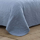 Tommy Bahama - Queen Quilt, Reversible Cotton Bedding, Pre-Washed for Added Softness (Costa Sera Blue, Queen) Tommy Bahama