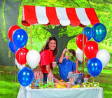 Fun Express Pop Up Canopy 4x4 Small Pop Up - Carnival Circus Tent Canopy for Event Vendor Booth & Food Stand | Portable Party Tent for Outdoor Backyard Celebrations, VBS & Festival Decorations Fun Express