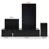 Oirlv Solid Wood Minimalism Style Jewelry Display Stand Showcase Jewelry Organizer Black Square Holder (SM05302) Oirlv