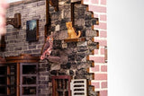 Revell Book Nook Kit Harry Potter - Diagon Alley Miniature DIY Kit 9" Booknook 3D Wooden Puzzle with LED Light Bookshelf Décor Gift for Adults Women Men