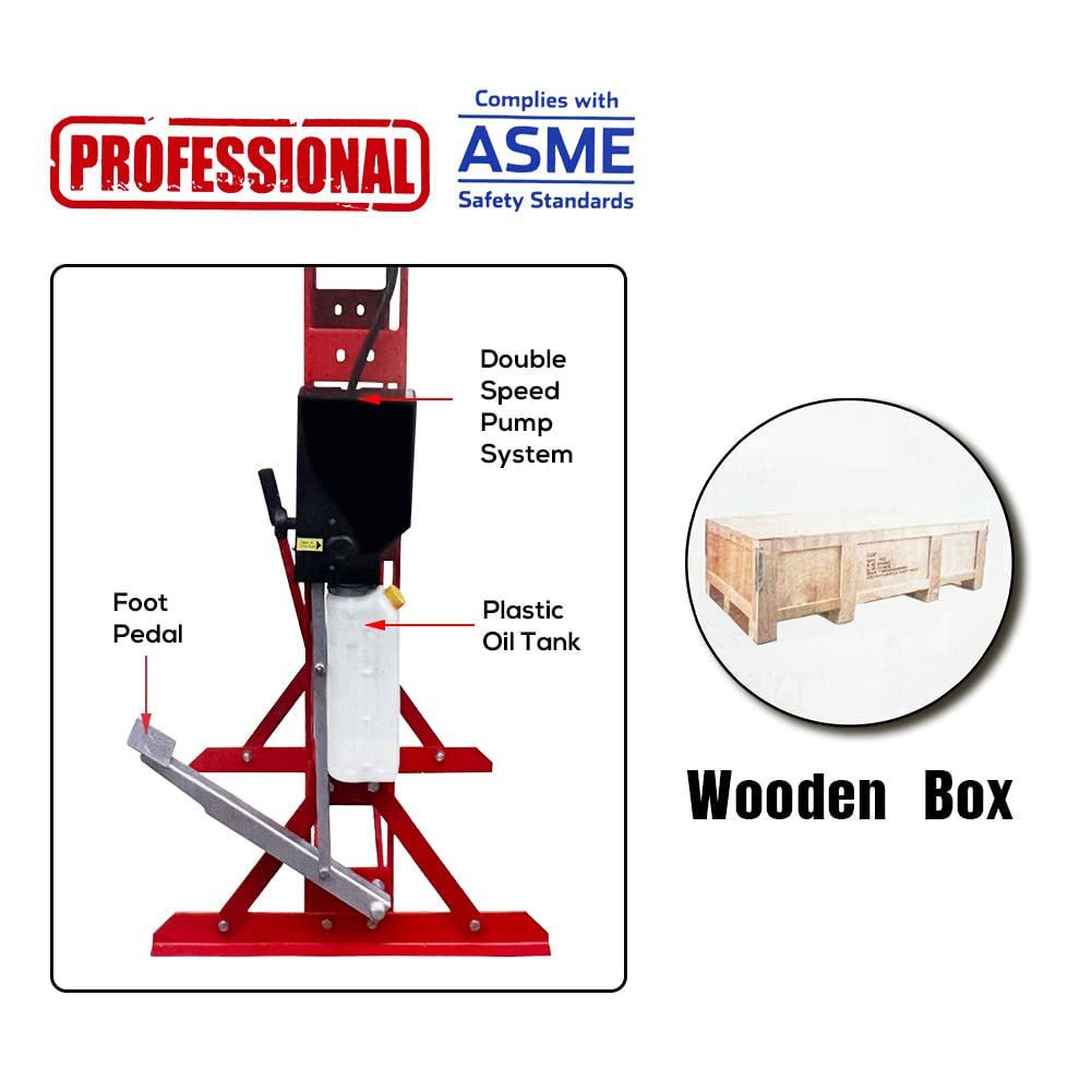 HPDMC 50 Ton H-Frame Hydraulic Shop Press with Floor Press Plates for Garage Shop - WoodArtSupply