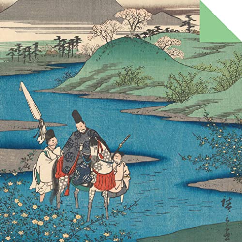 Origami Paper 200 sheets Hiroshige Prints 6 3/4" (17 cm): High-Quality Double Sided Origami Sheets With 12 Different Woodblock Prints (Instructions for 6 Projects Included) Tuttle Publishing