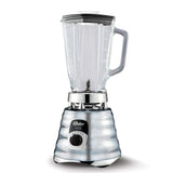 Oster Original 3 Speed Chrome Blender, 6 Times more Durable Motor, 10 Times Stronger, 5 Cup Glass Jar Oster