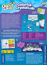 Thames & Kosmos Ooze Labs Colorful Crystal Lab STEM Experiment Kit & Lab Setup | Awesome Geometric Crystals, Dazzling Displays, with 11 Shiny, Sparkly, Safe Experiments | Stickers to Decorate Your Lab Thames & Kosmos