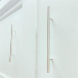 Pemberly Row Modern Engineered Wood Flexible Slat System Dual-Mounted Queen Murphy Bed 65-inch Space-Saving in White Pemberly Row