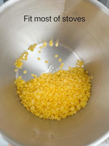 Harnico Candle Making Kit with Candle Wax Melter 1300ML Melting Pot 304 Stainless Steel Candle Pouring Pot for Melting Wax, Including 100pcs Candle Wicks, Mixing Spoon, Center Devices, Wick Sticker Harnico