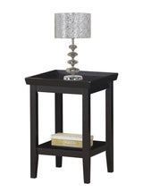 Convenience Concepts Ledgewood End Table, Black Convenience Concepts