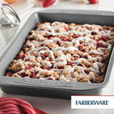 Farberware Nonstick Bakeware Baking Pan / Nonstick Cake Pan, Rectangle - 9 Inch x 13 Inch, Gray Farberware
