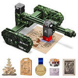 AlgoLaser 3W Mini Laser Engraver Machine - Portable Laser Engraver for Beginner & DIY, Tank-Style Design 8000mm/min High Speed & 150x150mm Engraving Area & Tilt Detection, 3000mW Generic