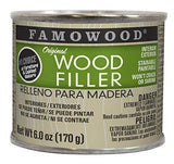 FamoWood 36141122 Original Wood Filler - 1/4 Pint, Mahogany FamoWood