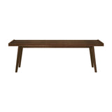 Plank+Beam Entryway Bench, Wooden End of Bed Bench for Bedroom, Mid-Century Modern Square Bench for Hallway, Living Room, Indoor, Porch, 56.25", Plank+Beam