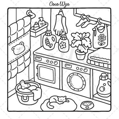 Little Corner: Coloring Book for Adults and Teens, Super Cute Designs of Cozy, Hygge Spaces for Relaxation (Cozy Spaces Coloring) Coco Wyo LLC
