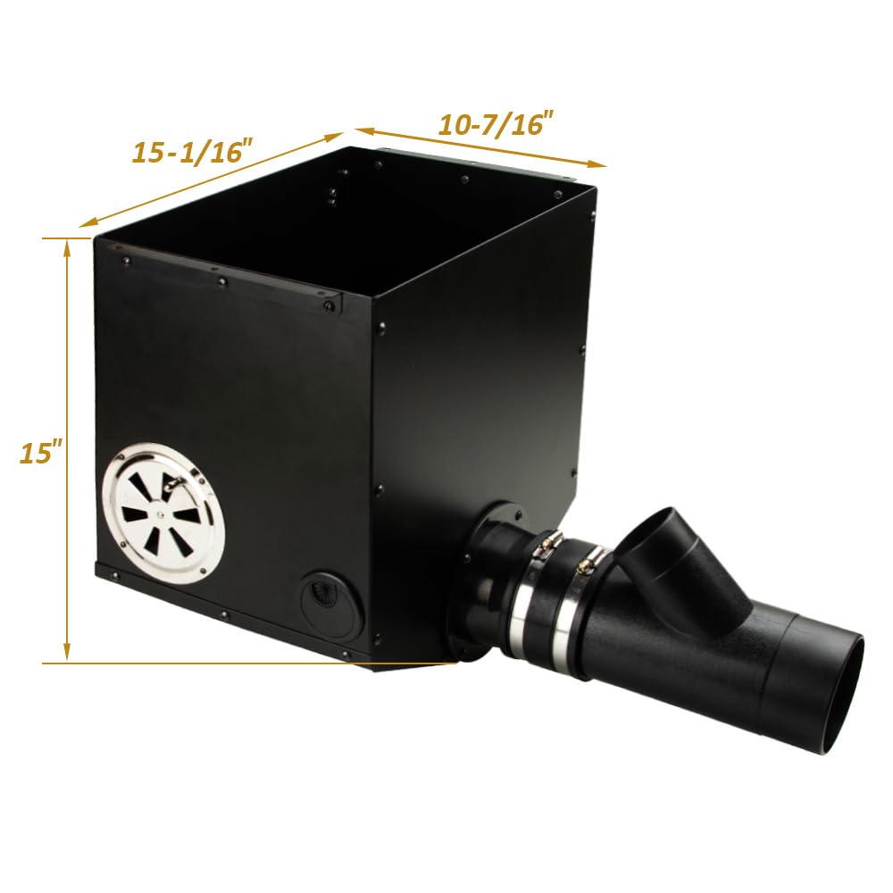 O'SKOOL Dust Collection Box with Router Table Dust Collection Kit O'SKOOL