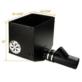 O'SKOOL Dust Collection Box with Router Table Dust Collection Kit O'SKOOL