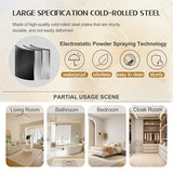 GAIOUS Steel Pantry Cabinet, 71" Metal Storage Cabinets with 2 Doors, 2 Adjustable Shelf and 2 Drawers, Freestanding Storage Cabinet for Bedroom, Kitchen, Home Office (Black) GAIOUS