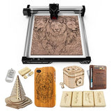 ATOMSTACK Swift 12W Laser Engraver, Swift 12W Laser Cutter, 0.06mm High Accuracy Laser Engraving Machine for Wood and Metal, Dark Acrylic, Glass, Leather ATOMSTACK