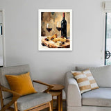 Still Life Paint by Numbers Kit for Adults - DIY Wine, Cheese and Berries on Wooden Board Painting on Canvas 16x20 Inches, Acrylic Paint Set, Suitable for Beginners, Art for Home Decoration or Gifts DecorFriday