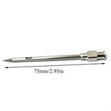 PZRT 4pcs Injector Needle for Barbecue, Stainless Steel Marinade Turkey BBQ Meat Injector Needle Kitchen Accessories Party Home Supplies PZRT