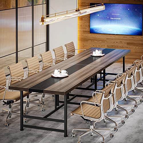 Tribesigns 6FT Conference Table, Rectangular Meeting Table, 70.86L * 31.49 W inches Seminar Table, Large Computer Desk for Office, Boardroom Desk Tribesigns