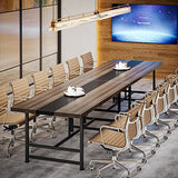 Tribesigns 6FT Conference Table, Rectangular Meeting Table, 70.86L * 31.49 W inches Seminar Table, Large Computer Desk for Office, Boardroom Desk Tribesigns