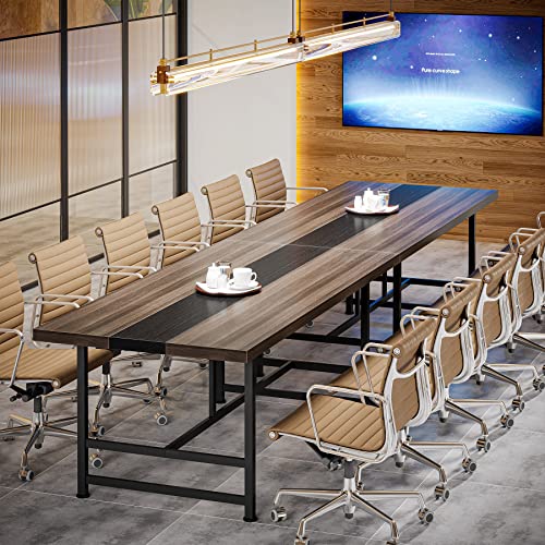 Tribesigns 6FT Conference Table, Rectangular Meeting Table, 70.86L * 31.49 W inches Seminar Table, Large Computer Desk for Office, Boardroom Desk - WoodArtSupply