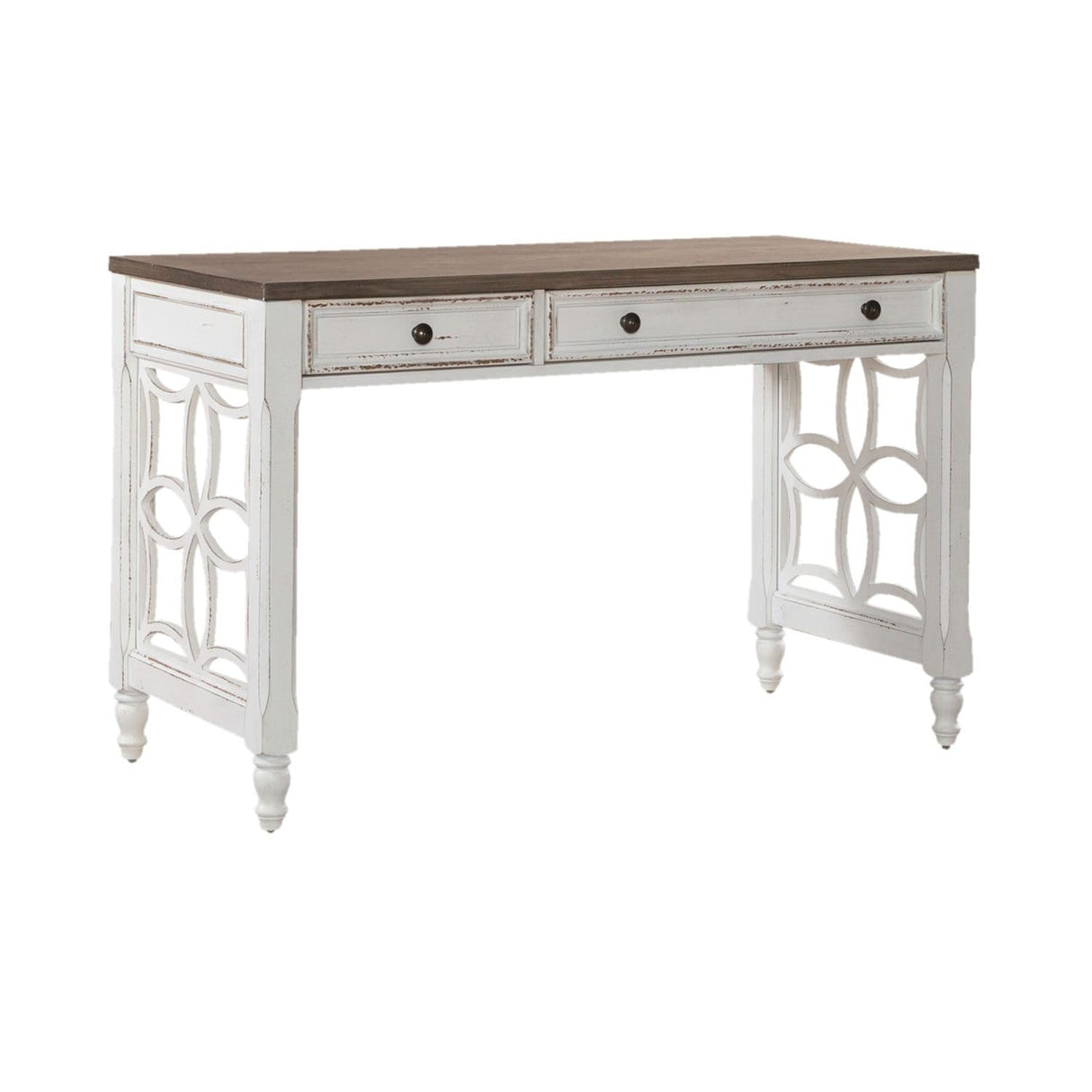 LIBERTY FURNITURE INDUSTRIES, INC. L Writing Desk European Traditional White LIBERTY FURNITURE INDUSTRIES, INC.