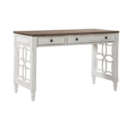 LIBERTY FURNITURE INDUSTRIES, INC. L Writing Desk European Traditional White LIBERTY FURNITURE INDUSTRIES, INC.