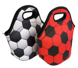 6pcs Sublimation Blank Lunch Bag Set 11.8x11.8in Tote Bag +Flatware Bag Reusable Insulated Thermal Food Case with Zipper for Heat Press Transfer Printing (white front + white back + black bottom) QOMOLANGMA