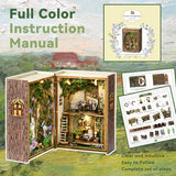 Flever Dollhouse Miniature DIY House Kit Creative Room with Furniture for Romantic Valentine's Gift (Forest Wonderland)