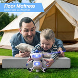 CYMULA Memory Foam Camping Mattress Pad,3 in Sleeping Pad for Camping,Non-Slip Bottom Floor Bed Floor Mattress for Adults,Portable Roll up Mattress Sleeping Mat for Car Travel,Guest Bed (Cot 72 * 24) CYMULA