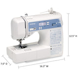 Brother Sewing and Quilting Machine, Computerized, 165 Built-in Stitches, LCD Display, Wide Table, 8 Included Presser Feet, White, 20x12x17 Brother