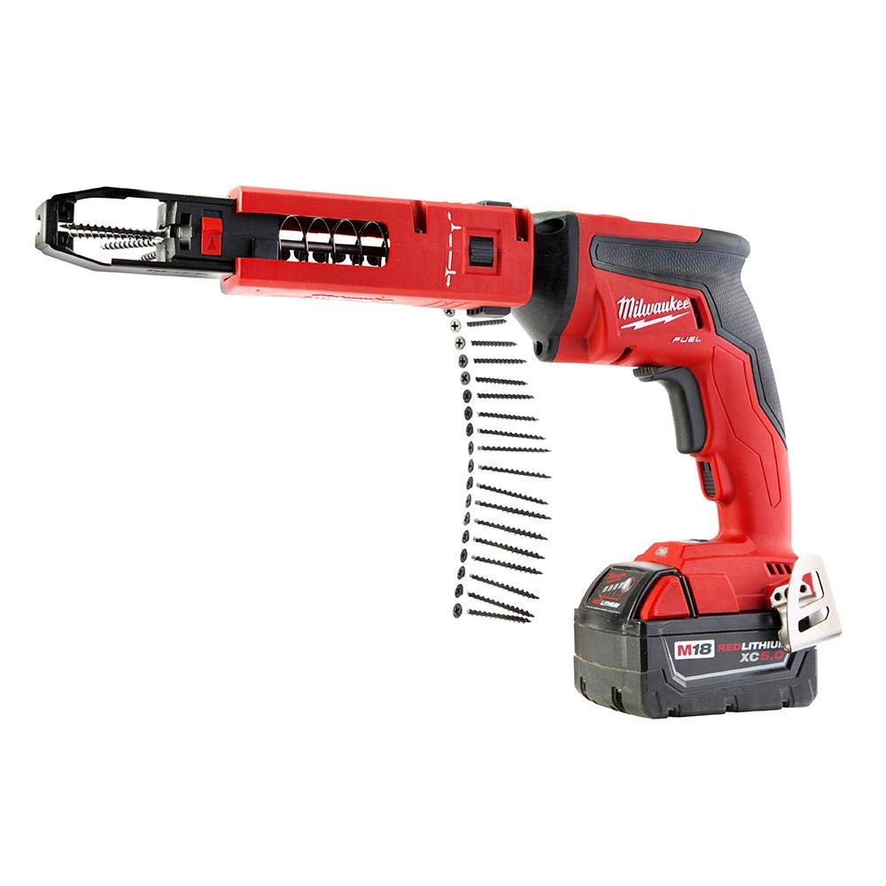 Milwaukee 49-20-0001 Drywall Gun Collated Magazine Attachment, Battery Powered - WoodArtSupply