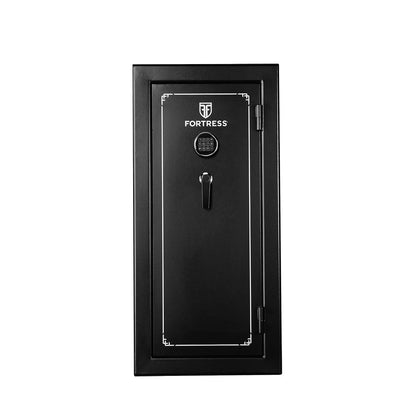 Fortress 24 Gun Fire Safe with E-Lock, Black - WoodArtSupply