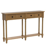 Merax Wood Farmhouse Entry Table for Hallways Entryway Front Door Old Pine Merax