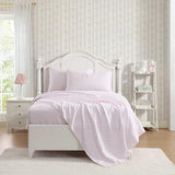 Laura Ashley Kids - Twin XL Sheet Set, Soft & Wrinkle-Resistant Toddler Bedding Set, Deep Pockets, Girl Bed Sheets with Matching Fitted Sheet & Pillowcase (Sweet Lady Bugs Pink) Laura Ashley