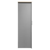 Merax 67.9" H Wardrobe Closet 3 Doors Closet Organizers and Storage Wooden Wardrobe Storage with 2 Drawers and Hanging Rods for Bedroom, Living, Office, Gray Merax