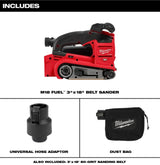 Milwaukee M18 FUEL 3-in. x 18-in. Cordless Belt Sander Milwaukeey