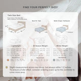 Royoliving Premium Feathers Down Duvet Insert Comforter Twin Size All Season Medium Warmth White 100% Cotton Cover with Corner Tabs (68x90, 35 oz) Royoliving