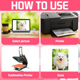 80 Pcs Sublimation Air Fresheners Blanks with Bags, DIY Sublimation Air Freshener Sheets Scented Hanging Felt Heat Transfer Air Freshener for Car Home Interior Decor BAOZOON