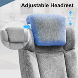 BRTHORY High Back Executive Office Chair with Adjustable Headrest,Fabric Desk Chairs with Flip-up Armrest,Big and Tall Office Chair,Ergonomic Computer Desk Chair with Rocking Function,110° Tilt Rock BRTHORY