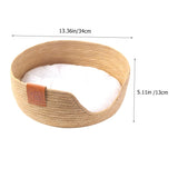 PATKAW Straw Nest Cat Bed Washable Pet Beds for Small Dogs Summer Dog Bed Puppy Beds Cat Basket Bed Cat Sleeping Supply Weaving Pet Bed Pet Sleeping Bed Cool Cattail Grass Indoor Cat PATKAW