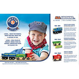 MasterPieces Wood Train Sets - Lionel Santa Fe Cargo 3 Piece Train Set - Officially Licensed Toddler & Kids Toy Masterpieces