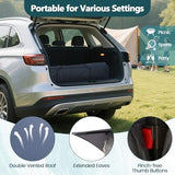 Goplus11 ft × 11 ft Pop up Gazebo, Portable Screen Canopy Shelter w/Mesh Netting Sidewalls, Vented Top, Drainage Holes, Heavy-Duty Height Adjustable Easy Setup Party Tent for Backyard Goplus