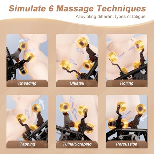 FURNIMAT 2026 Massage Chair Full Body, 3D SL-Track Zero Gravity Shiatsu Massage Chair Recliner with AI Control, Body Scan, Airbags, Heating, Foot Roller, Auto Modes, Bluetooth Speaker FURNIMAT