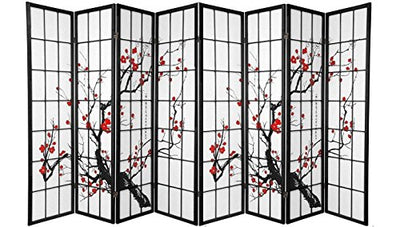 ZJL Plum Blossom 4 and 8 Panel Room Divider (8)