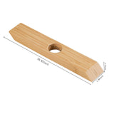 Somonka-L 2Pcs Wine Bottle Holder, Personalized Single Wine Bottle Holder Stand Display Table Top Wine Rack Bamboo Self Balancing Countertop Wine Holders Organizer for Dining Table Somonka-L